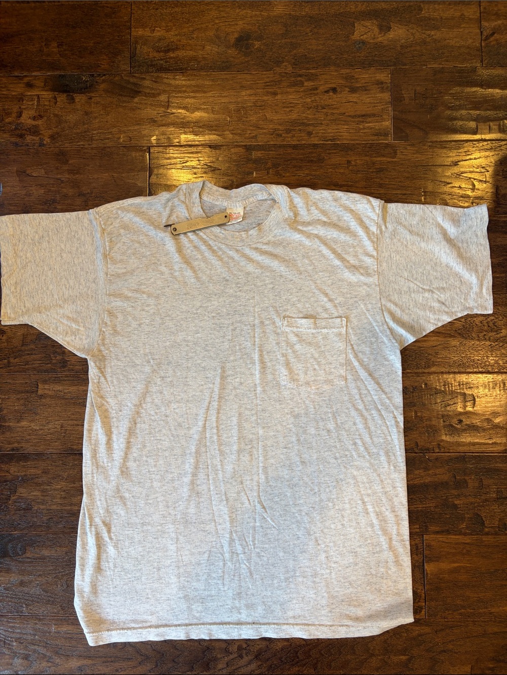 Classic Men’s Pocket T-Shirt - Light Gray
